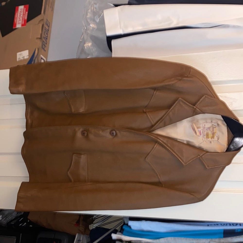 Deer Wear Leather Jacket